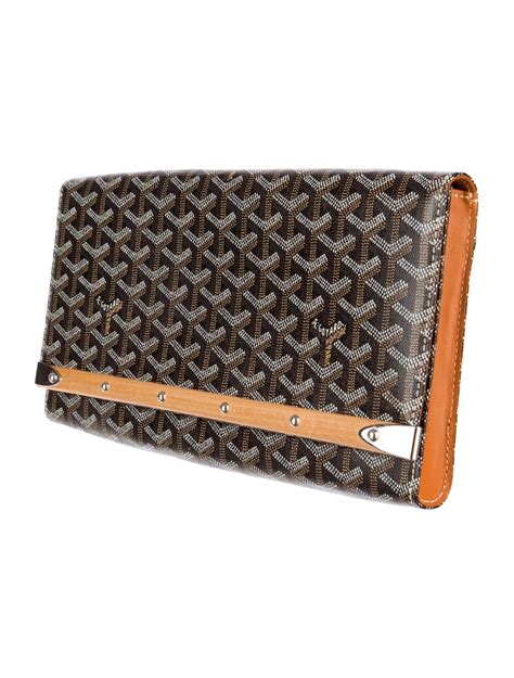 goyard monte carlo clutch|real real Goyard clutch.